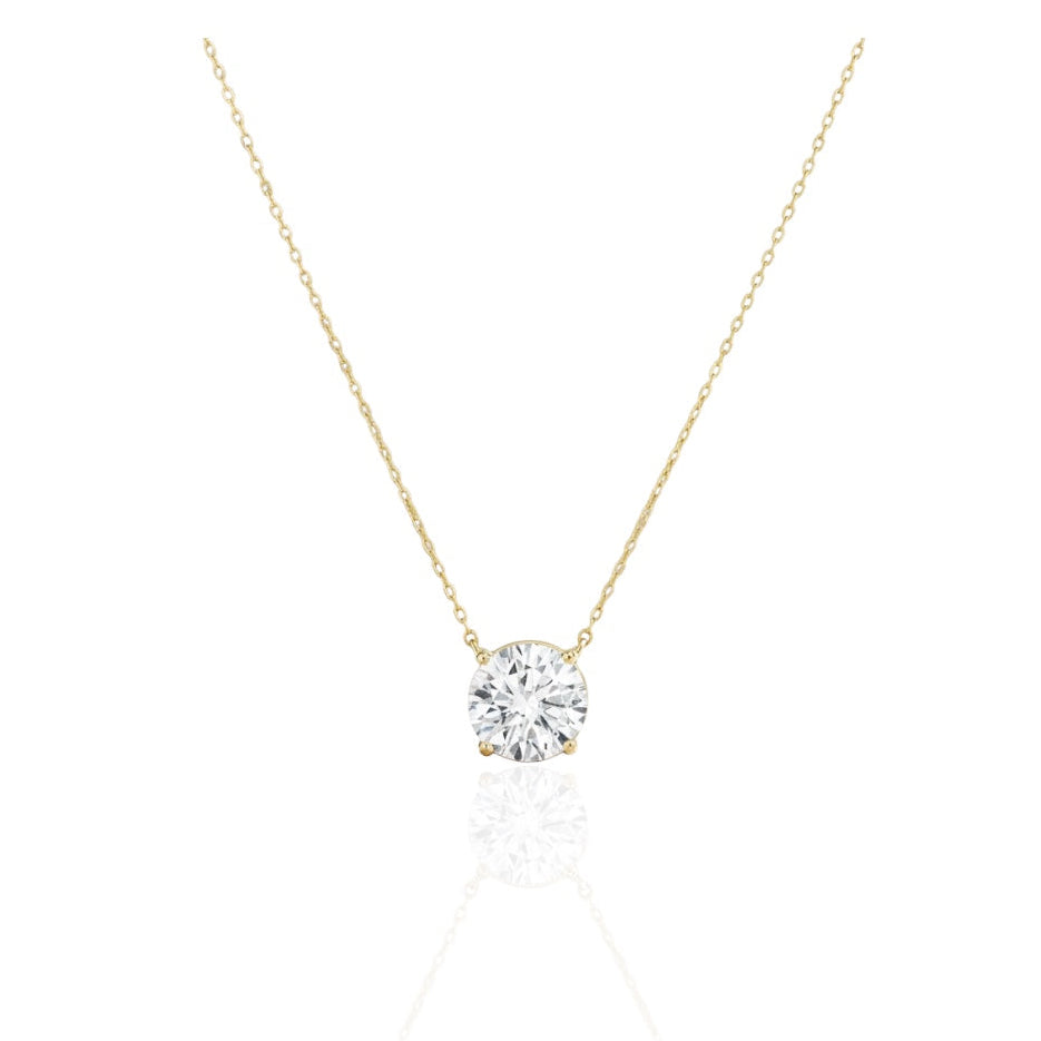 Solitaire Stone Necklace 