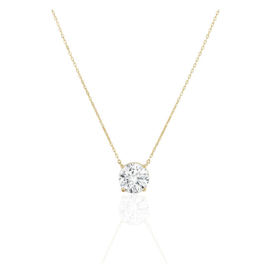 Solitaire Stone Necklace 