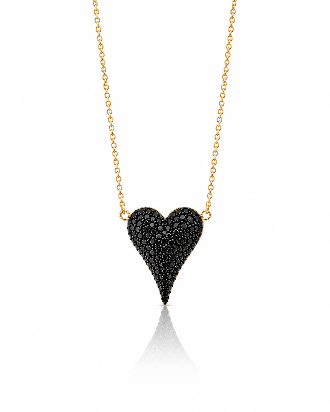Pave Heart Necklace 