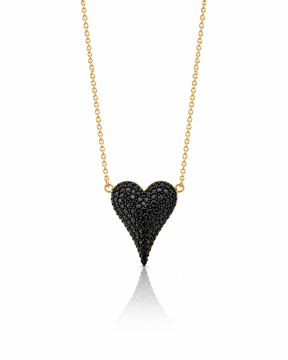 Pave Heart Necklace 