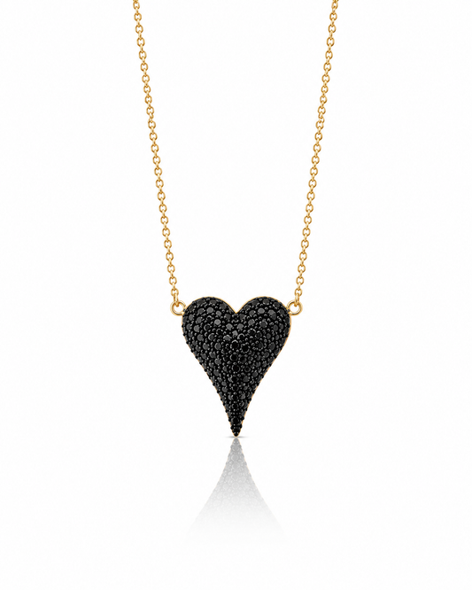 Pave Heart Necklace 