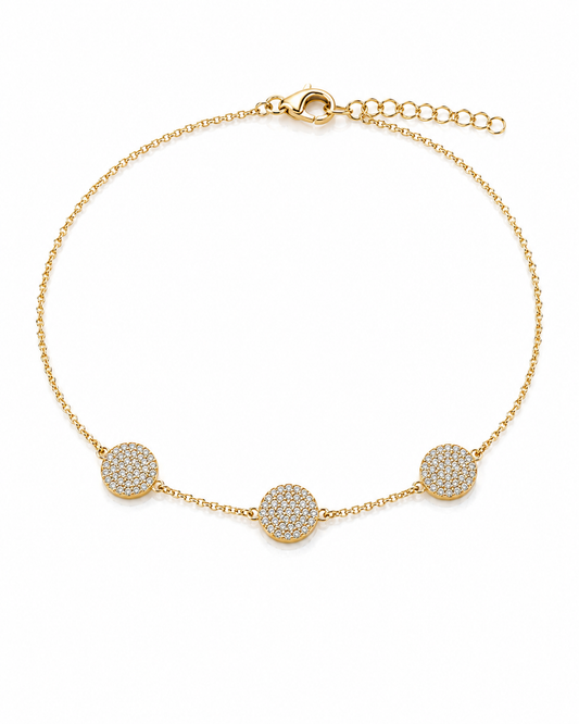 Pave Trio Bracelet