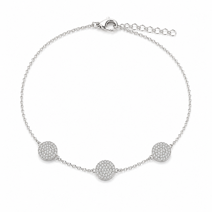 Pave Trio Bracelet 