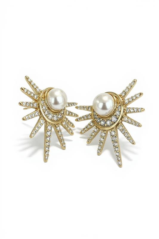 Pearl Starburst Stud 