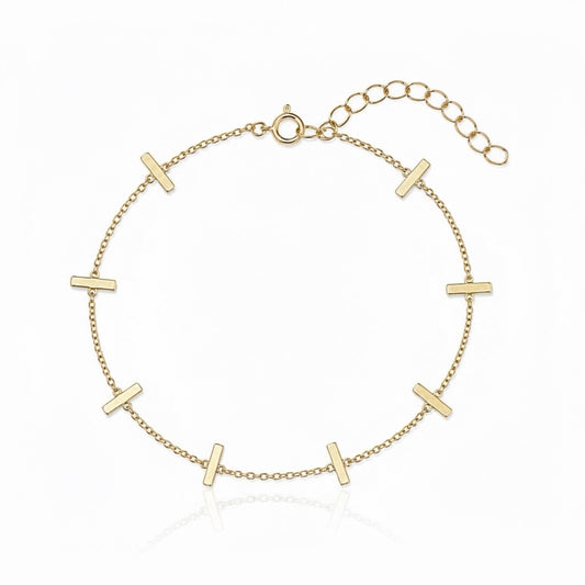 Gold Bar Bracelet 
