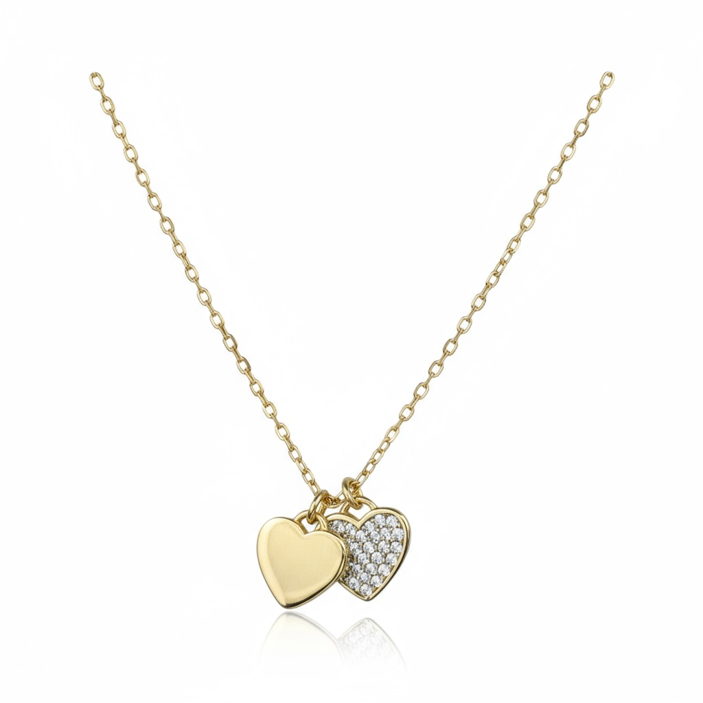 Enamel Heart Necklace 