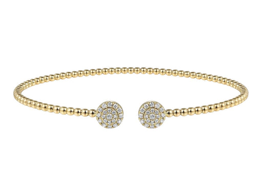 Open Beaded Bangle 