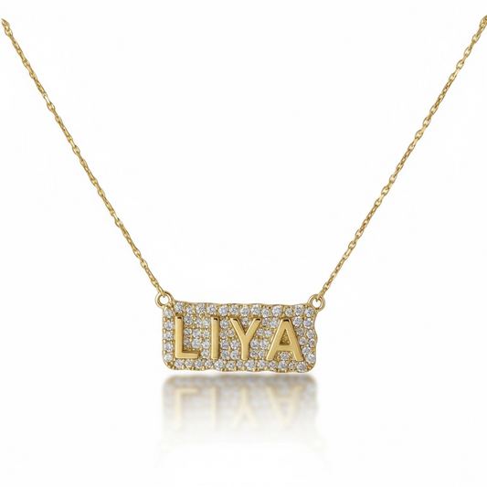 Bubble Letter Necklace 