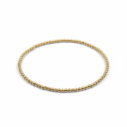 3 mm gold filled anklet 