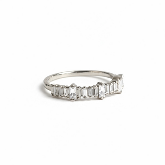 Baguette Cascade ring 