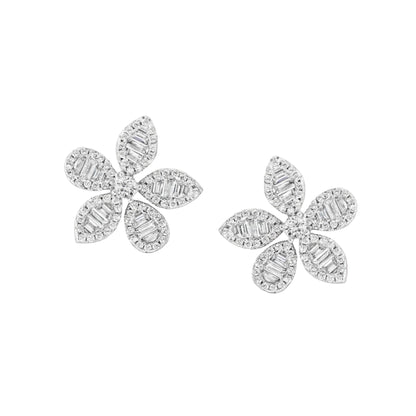 Baguette Daisy Studs 