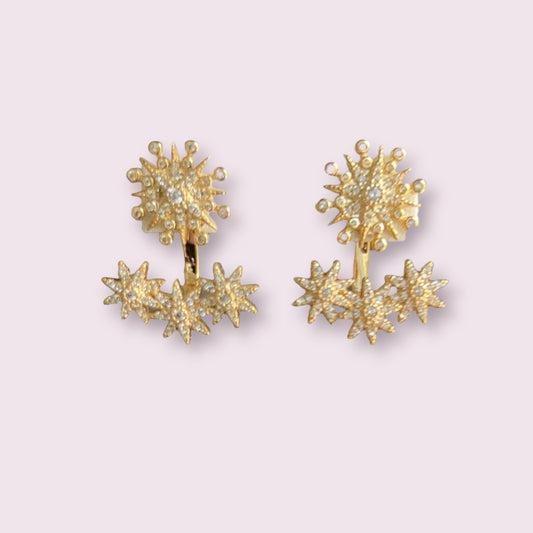 Twinkling Star Jacket Earrings 