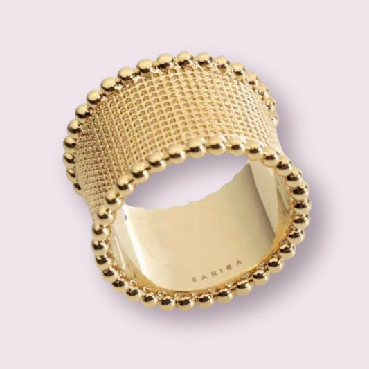 Hammered Band Ring 