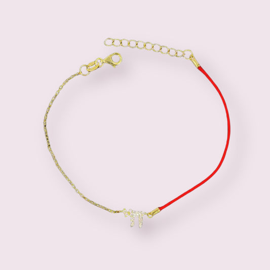Red String Chai Bracelet 
