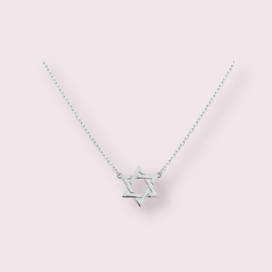 Mini Star of David Necklace 