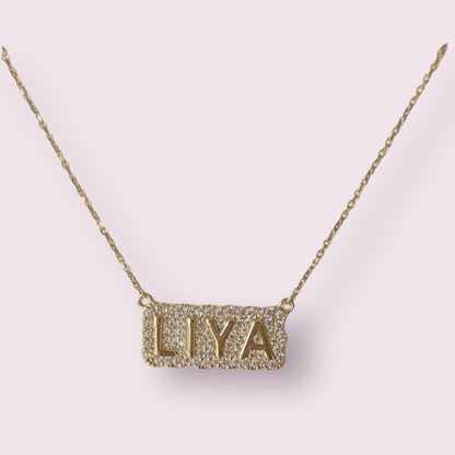 Bubble Letter Necklace 