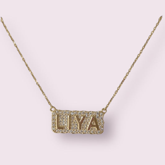 Bubble Letter Necklace 
