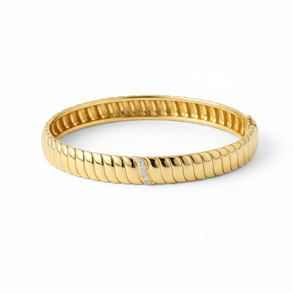 Ribbed Bangle 