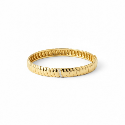 Ribbed Bangle 
