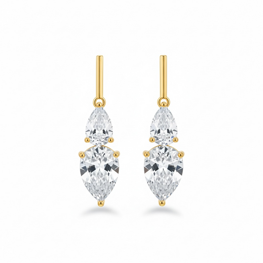Luxe Pear Earrings 