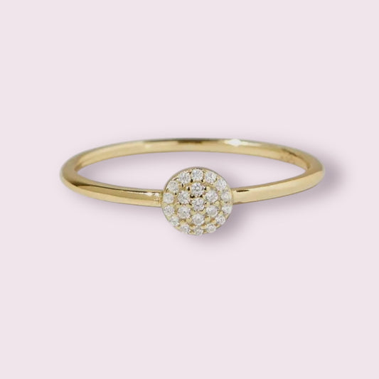 Pave Circle Ring 