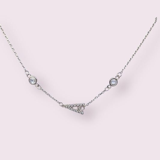 Solid 14k Gold CZ Initial Bezel Bracelet