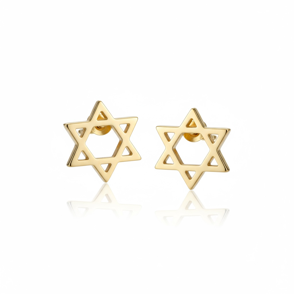 Mini Star of David Studs 