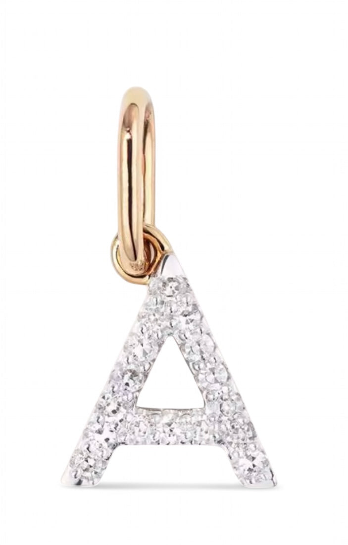 Pave Initial Necklace
