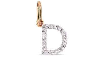 Pave Initial Necklace