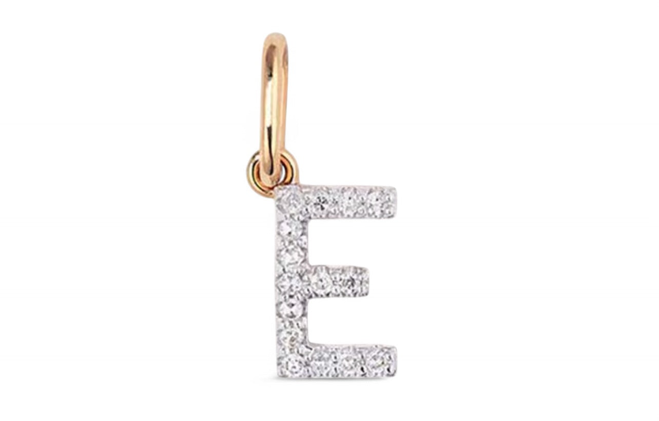 Pave Initial Necklace