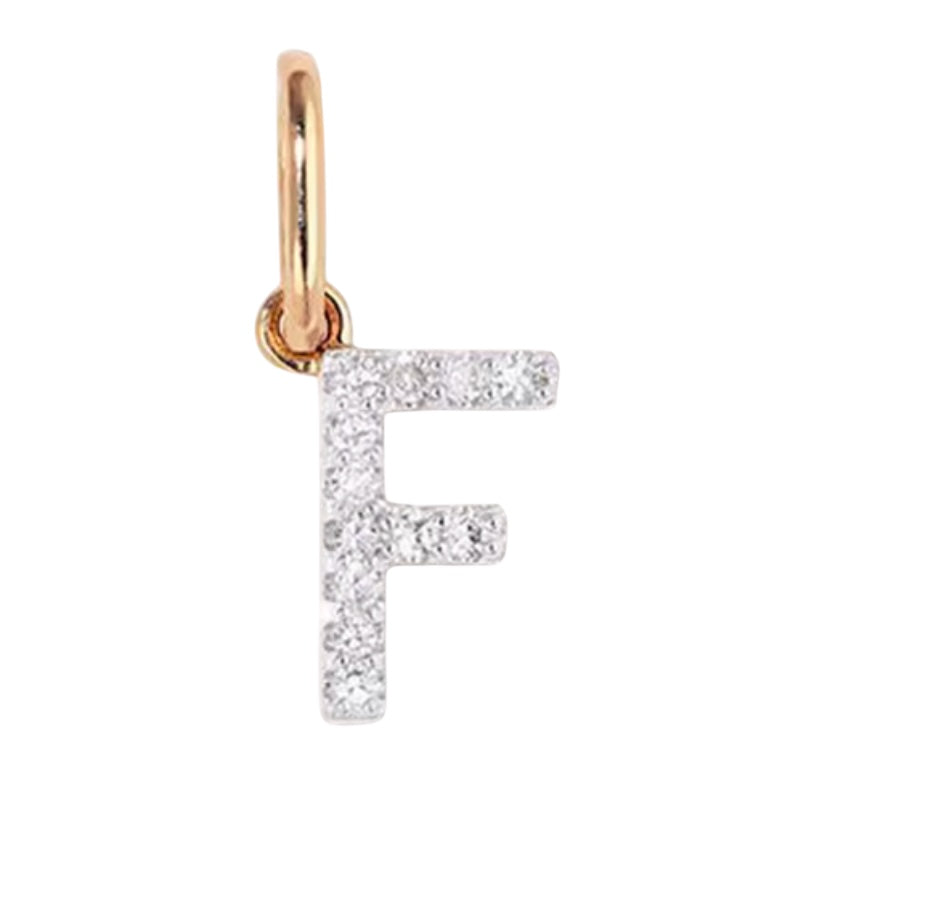 Pave Initial Necklace