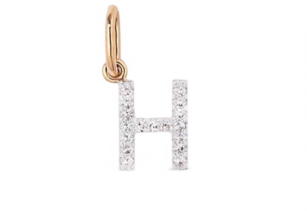 Pave Initial Necklace