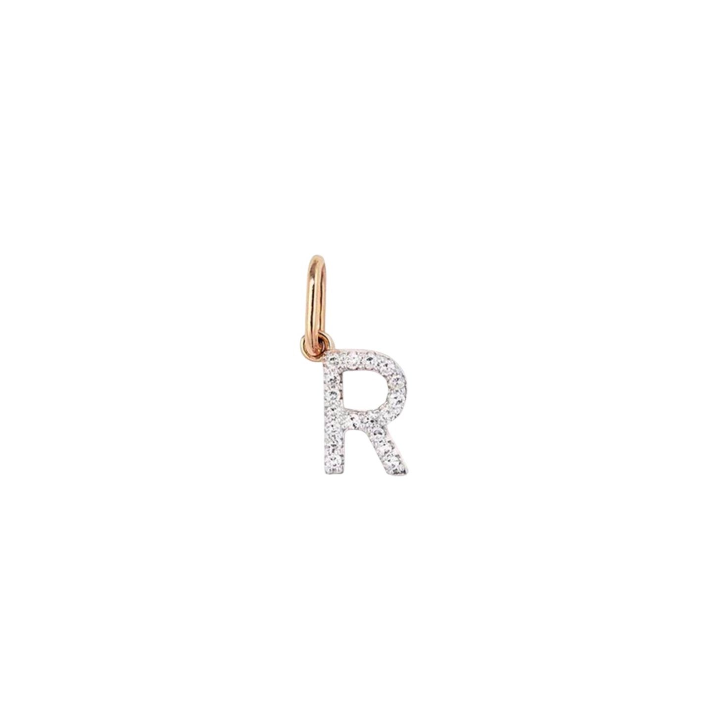 Pave Initial Necklace