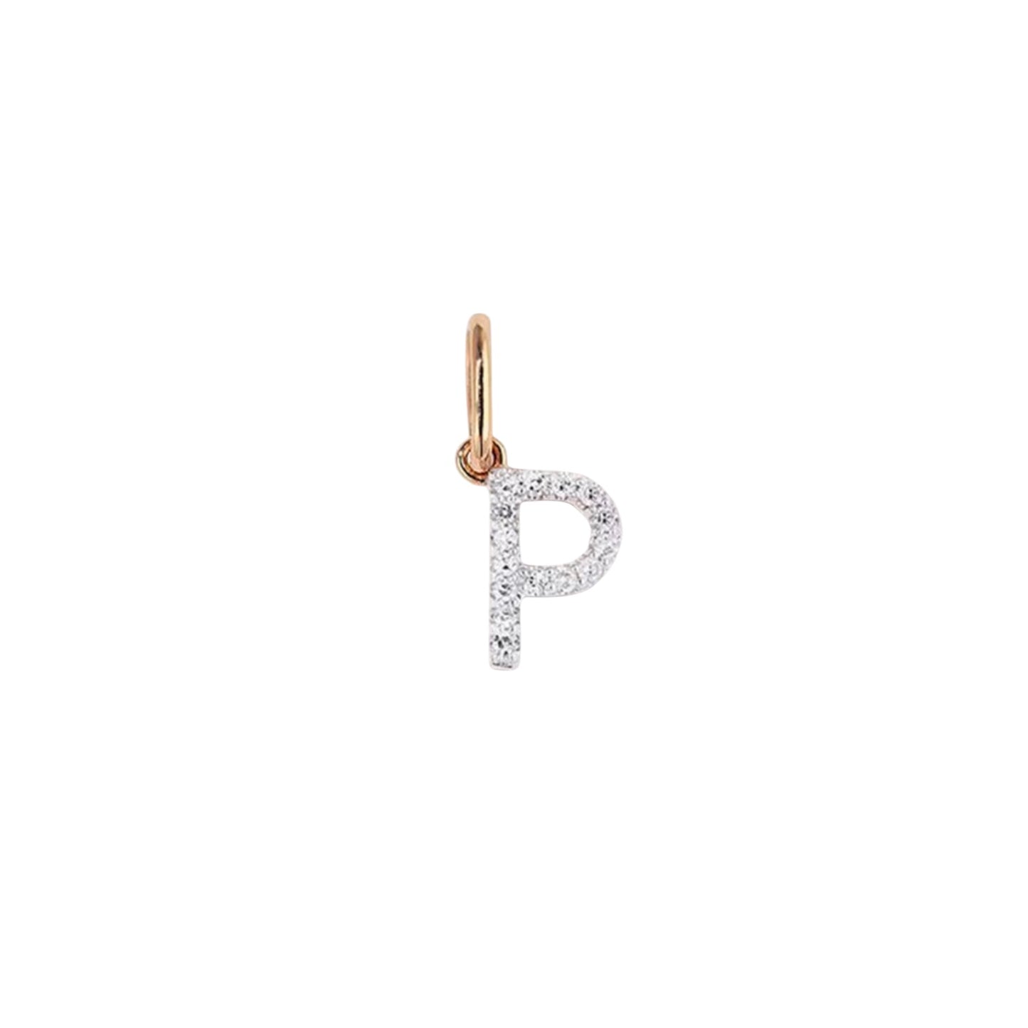 Pave Initial Necklace