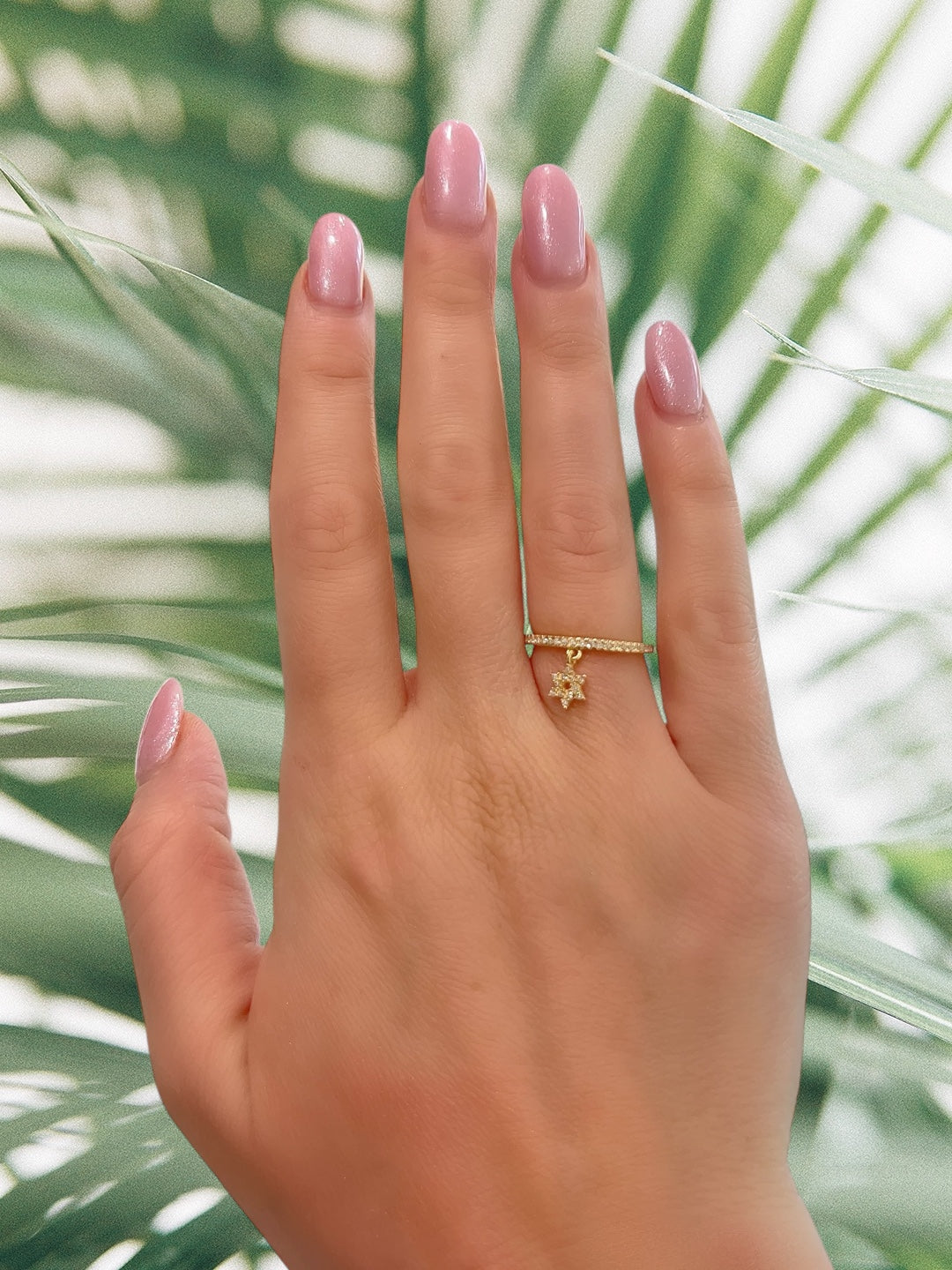 Star of David Charm Ring