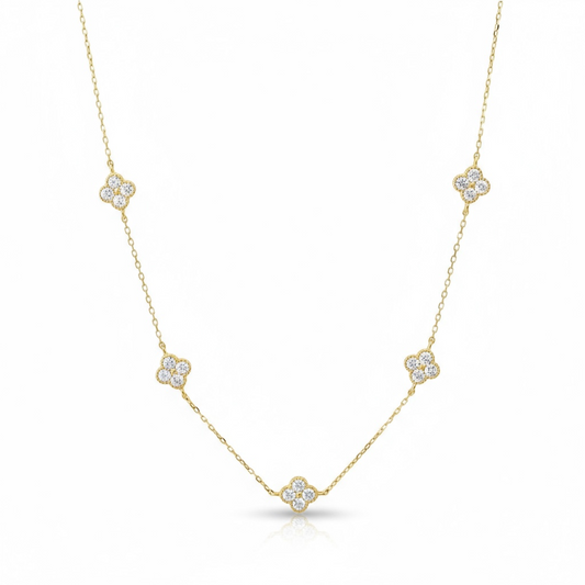 CZ Clover Choker-PRE ORDER 