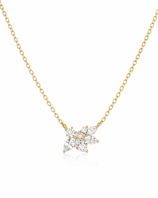 Diamond Blossom Necklace 