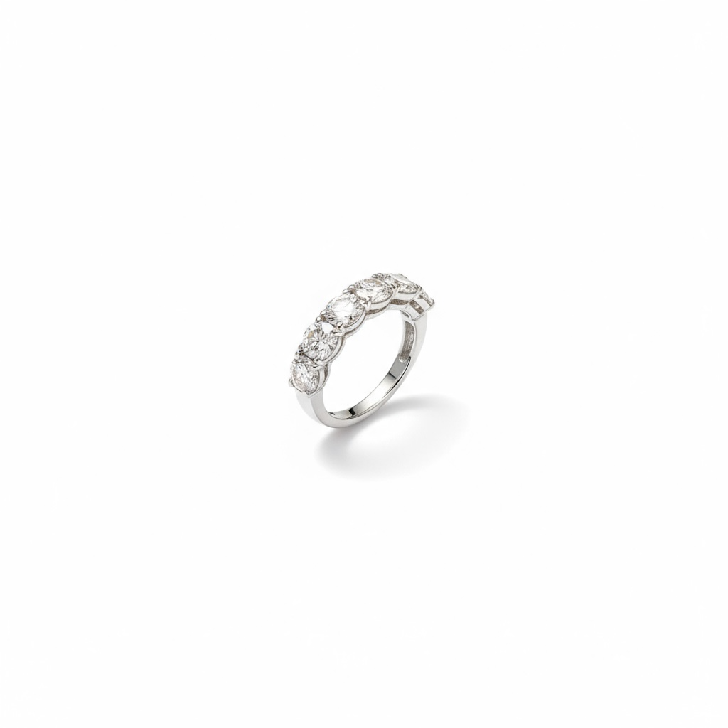 3 CT Moissanite Half Band 