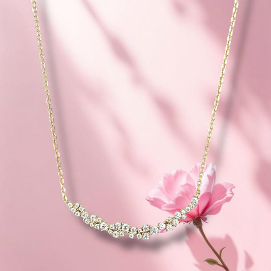 Curved Constellation Necklace 