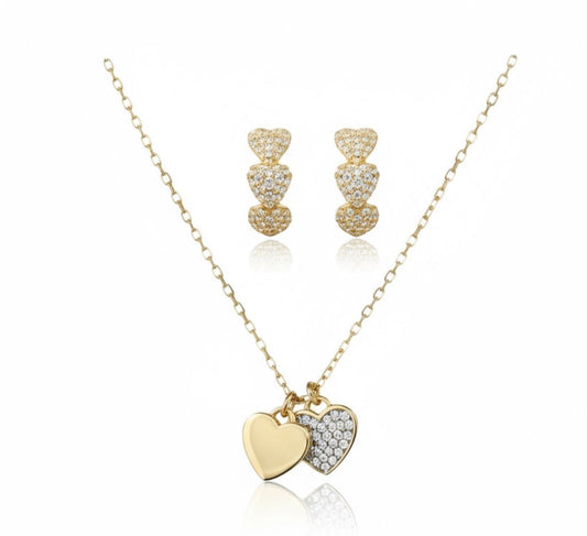 Pave Heart Set 