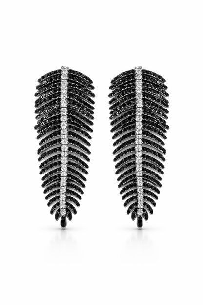 Glam Feather Studs 