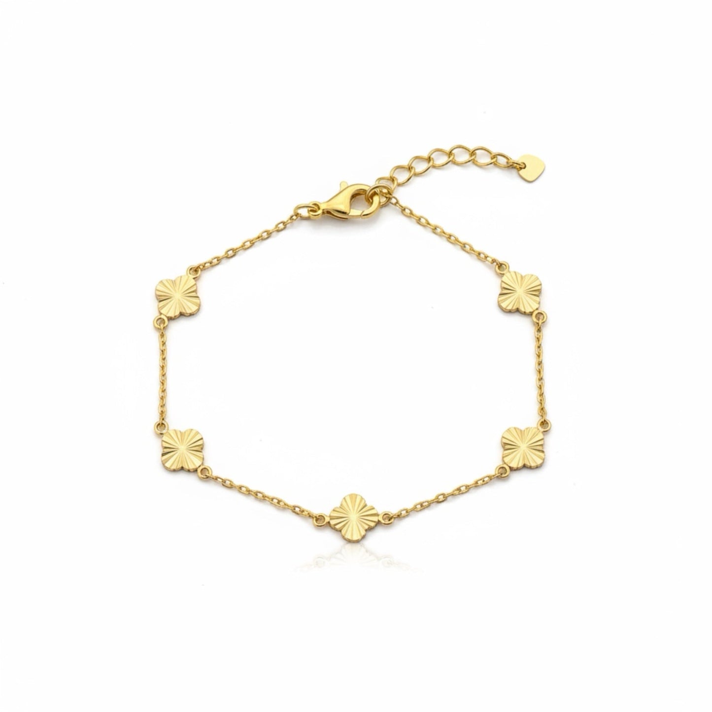 Mini Fluted Clover Bracelet 