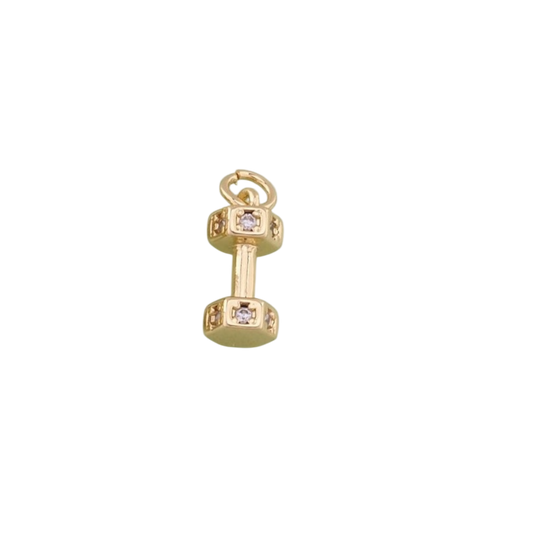 Barbell Charm 