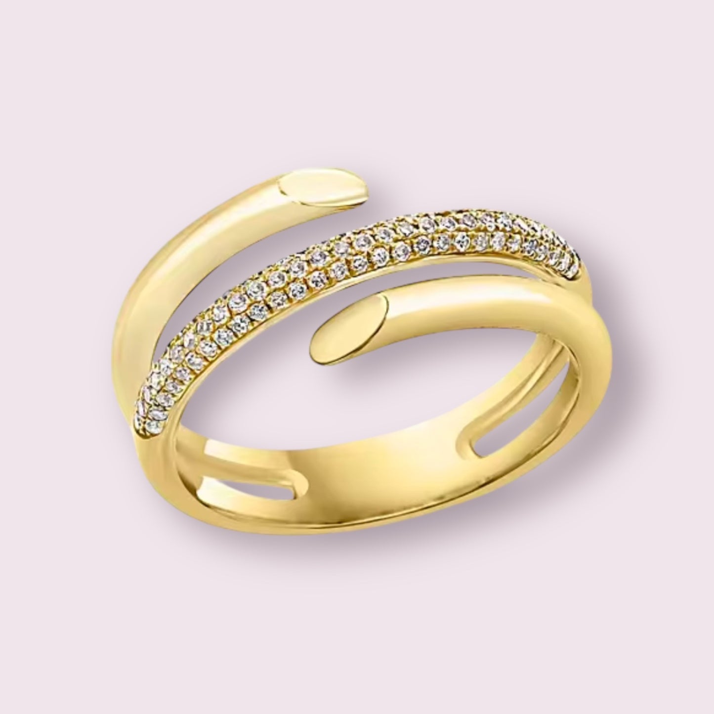 Glitz Swirl Ring