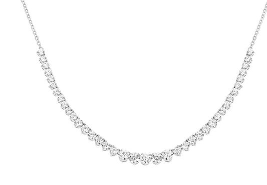 Graduated Tennis Necklace 