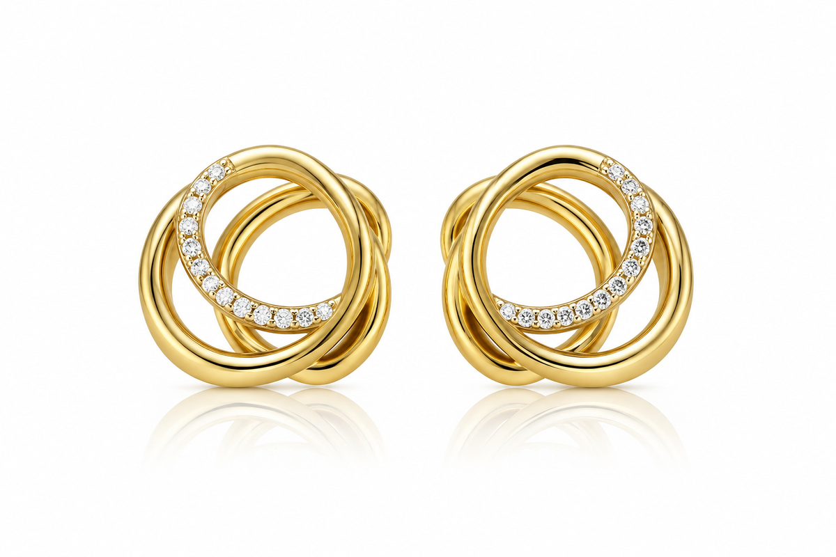 Love knot Studs 