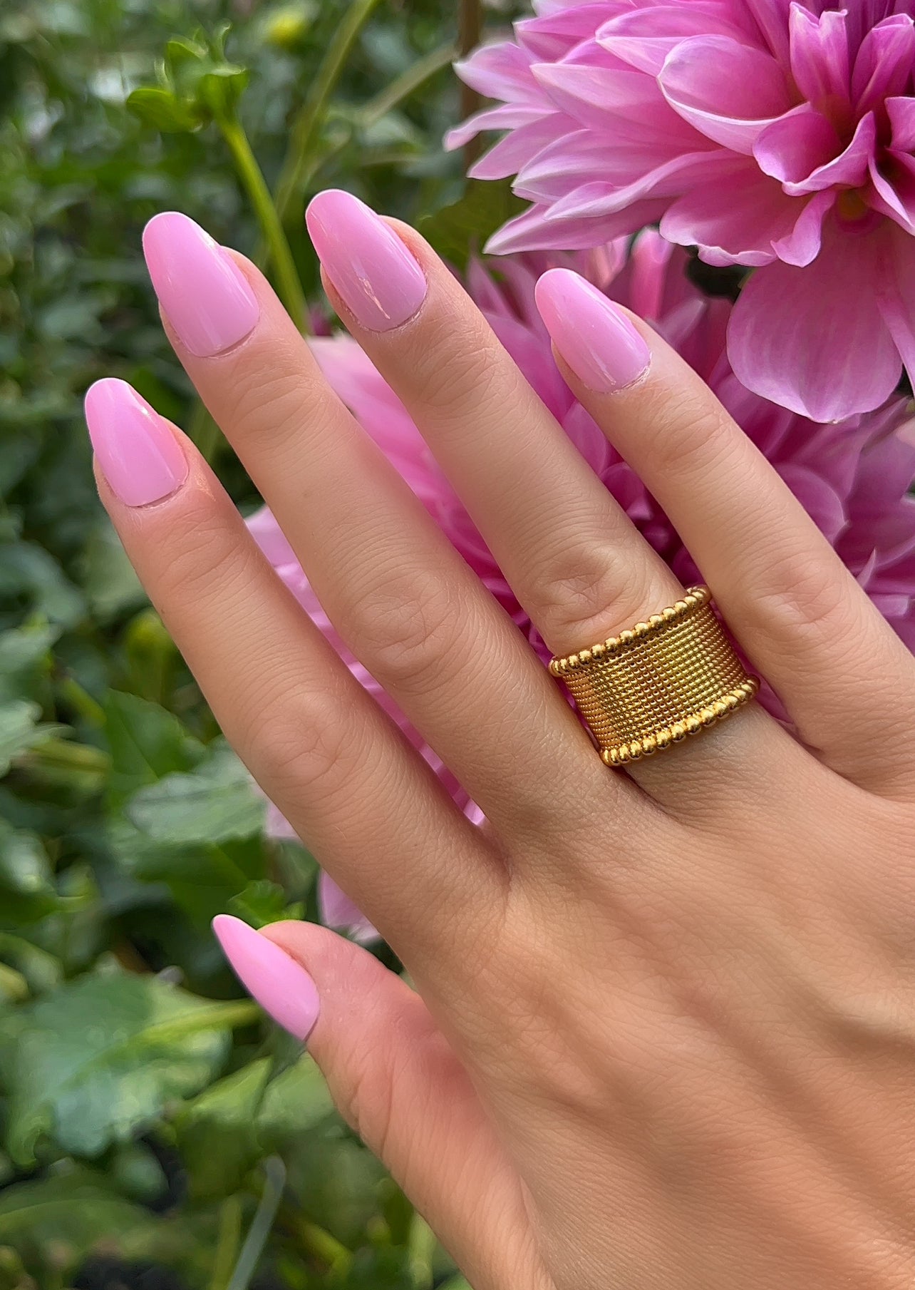 Hammered Band Ring 