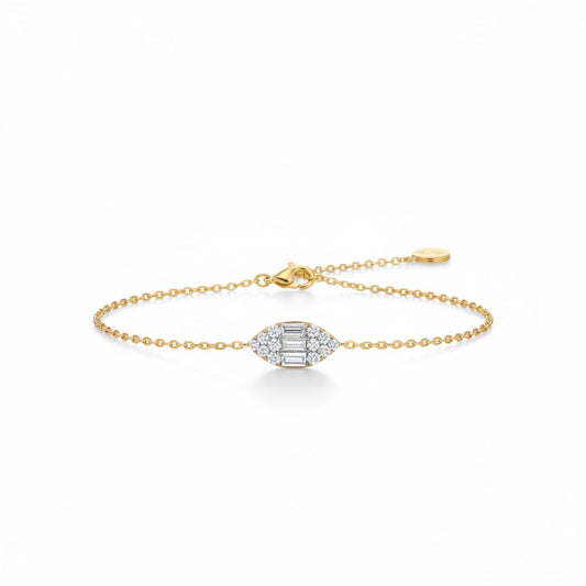 Marquise Baguette Bracelet 