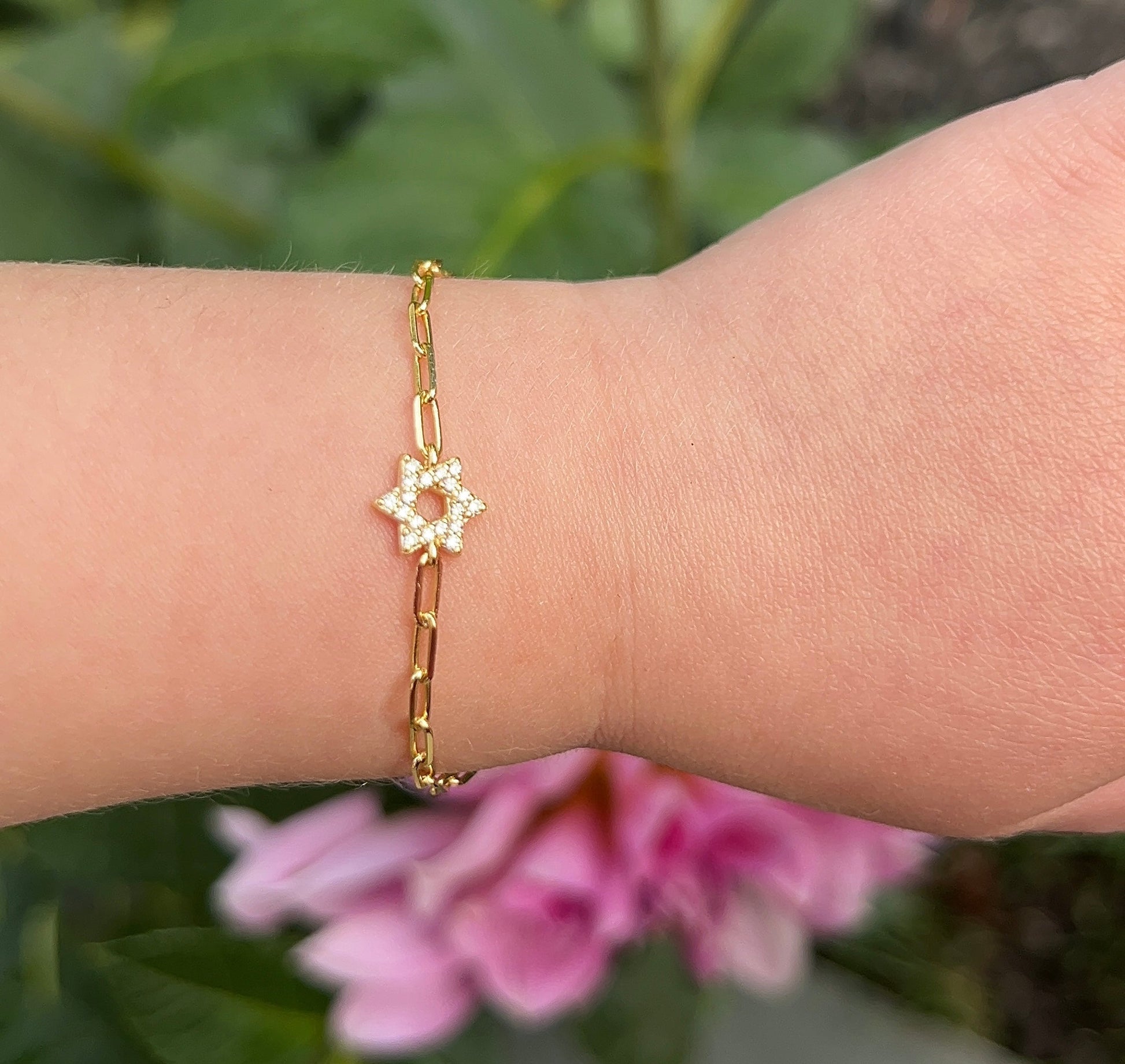 Girls Magen David Bracelet 