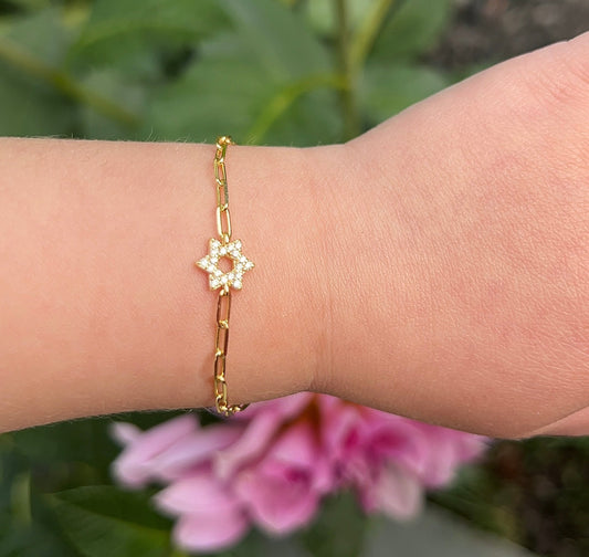 Girls Magen David Bracelet 